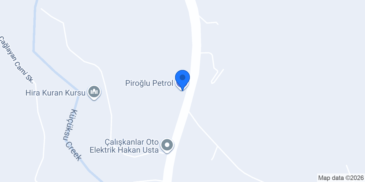 Piroğlu Petrol konumu