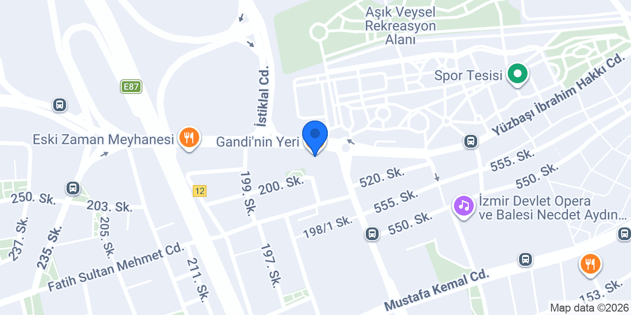 Gandi'nin Yeri konumu