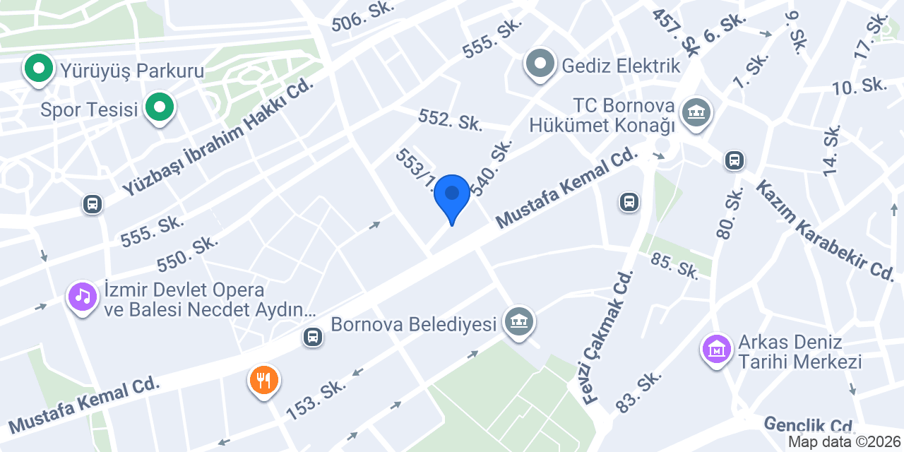 Gürtat Bornova konumu
