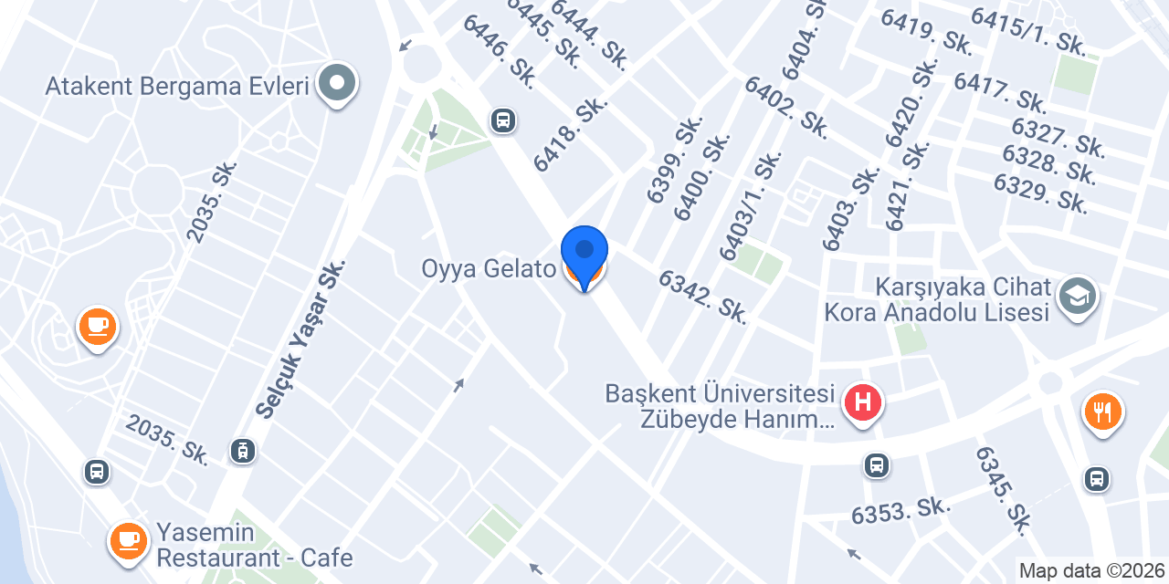 Oyya Gelato konumu