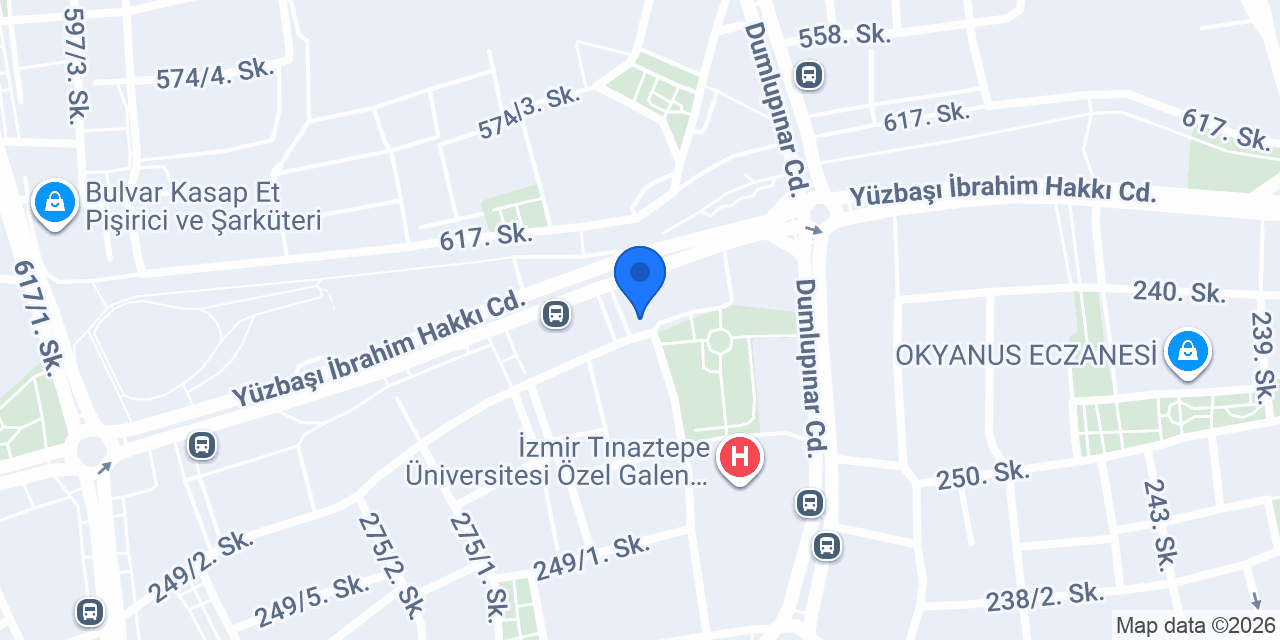 Yalçın lokantası konumu