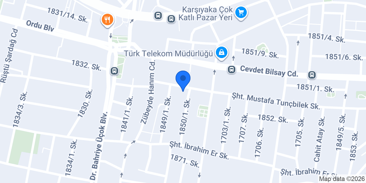 Özüm Taksi konumu