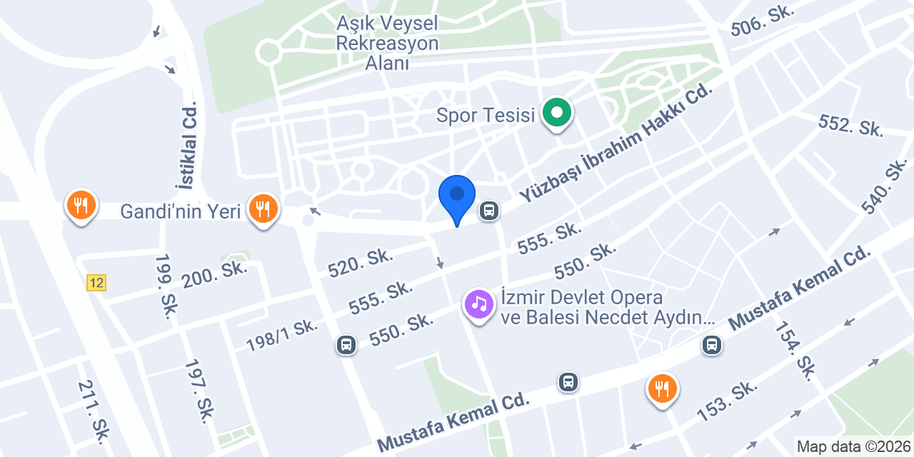 Mutlu Optik konumu