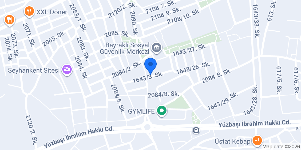 Vodafone Cep Merkezi konumu
