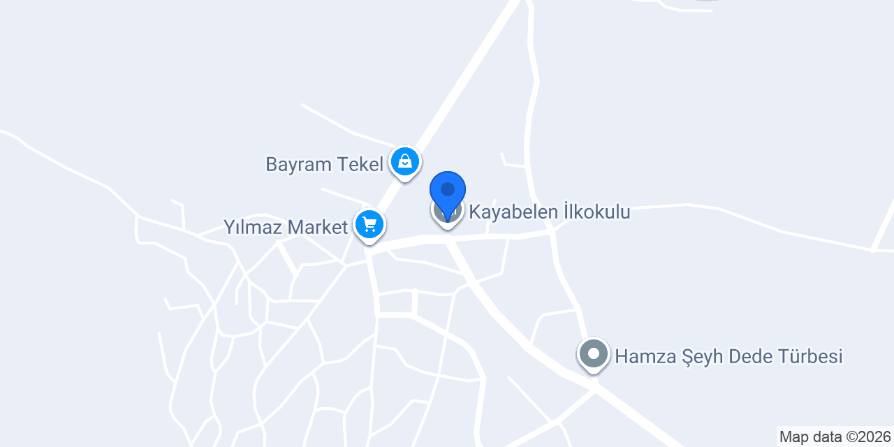 Kayabelen İlkokulu konumu