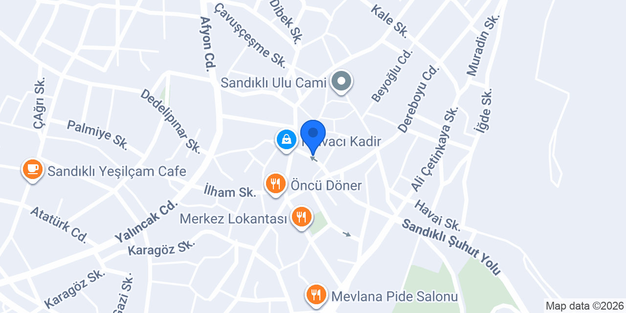 Tekbir Et Market konumu