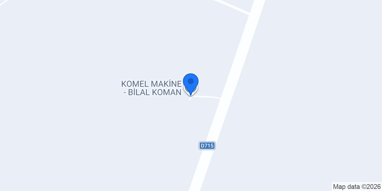 KOMEL MAKİNE - BİLAL KOMAN konumu