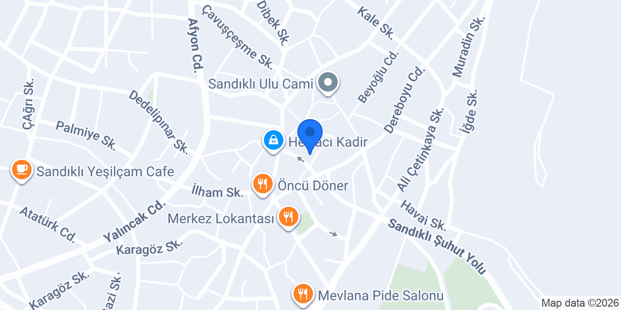 Karatas Pide Salonu konumu