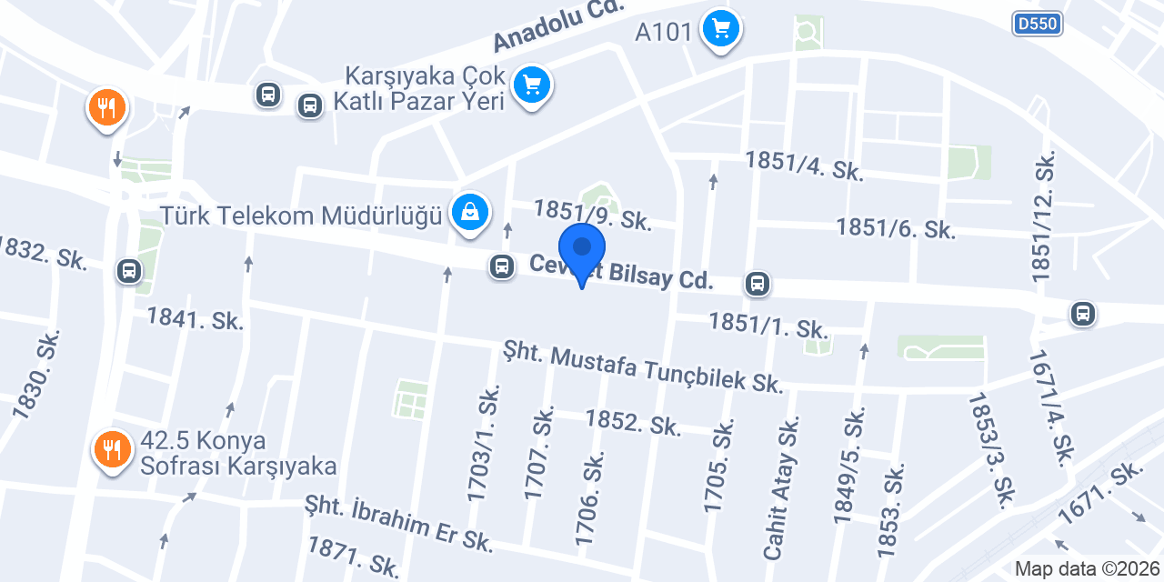 Dünyam Petshop konumu
