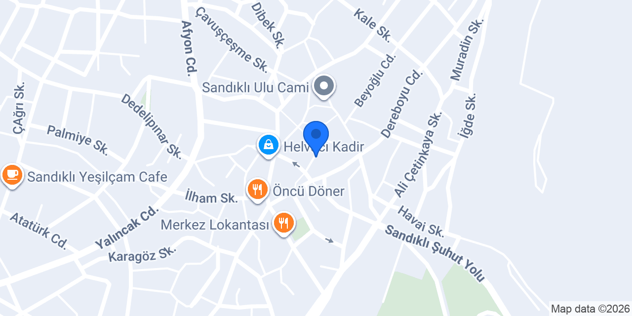 Sandıklı Hür Taksi konumu