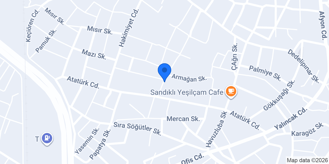Ünsal Mobilya konumu