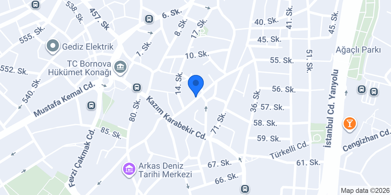 Waffle One Point BORNOVA konumu