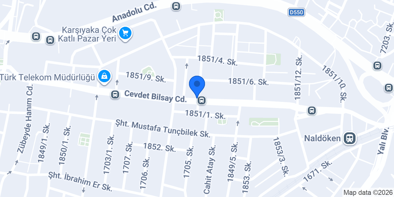 Dikkatli Çocuk Anaokulu konumu