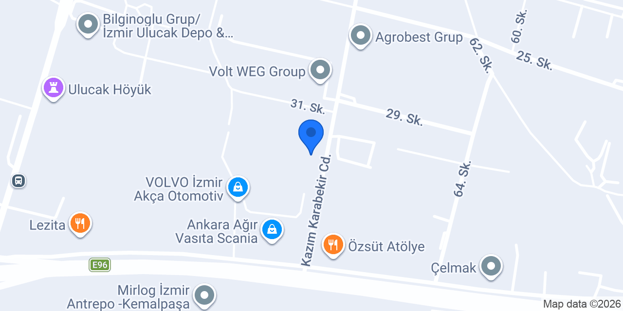 Özkan Makina konumu