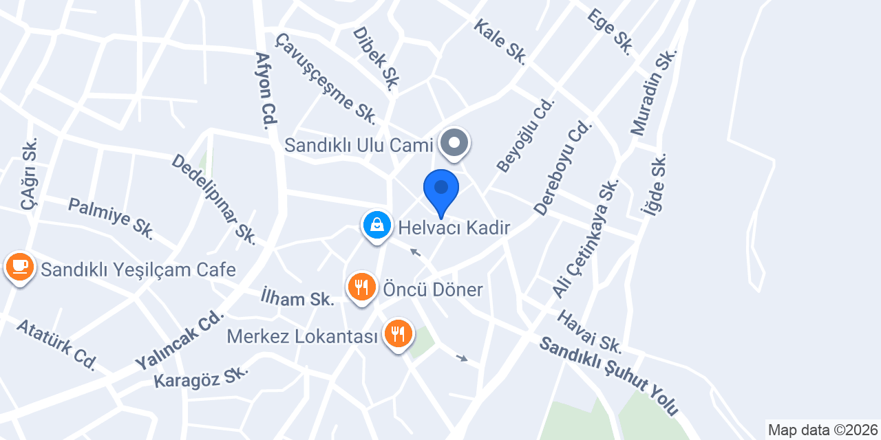 Sandıklı Mutlu Sigorta konumu