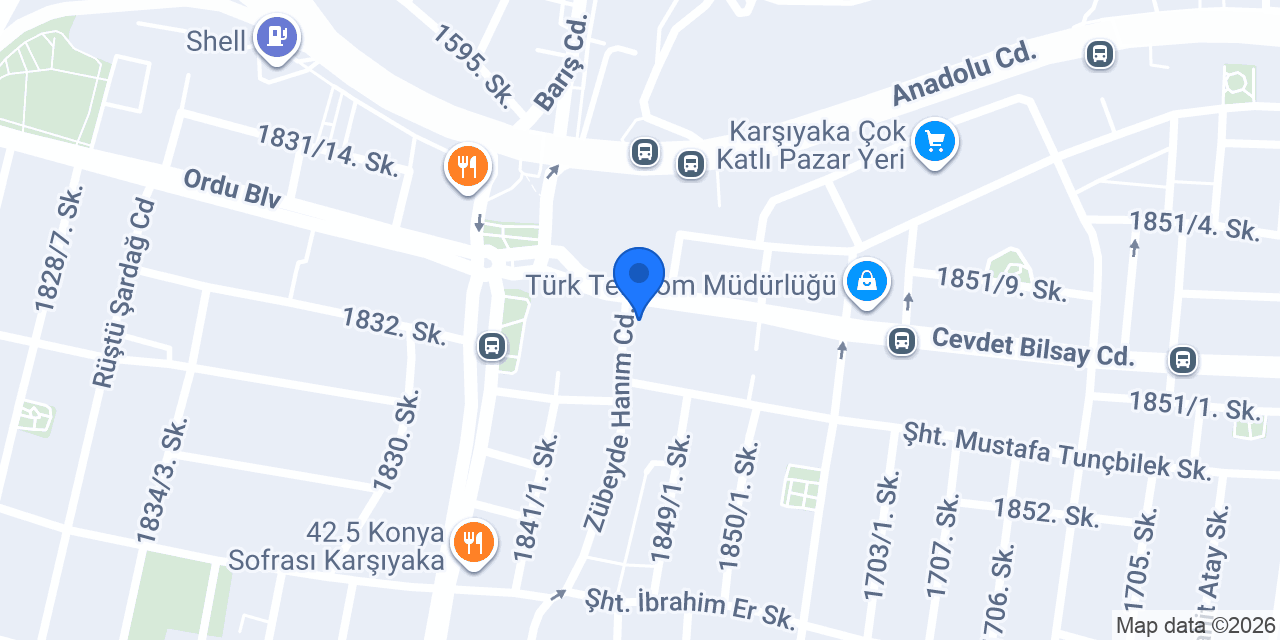 Pilife Veteriner Kliniği konumu