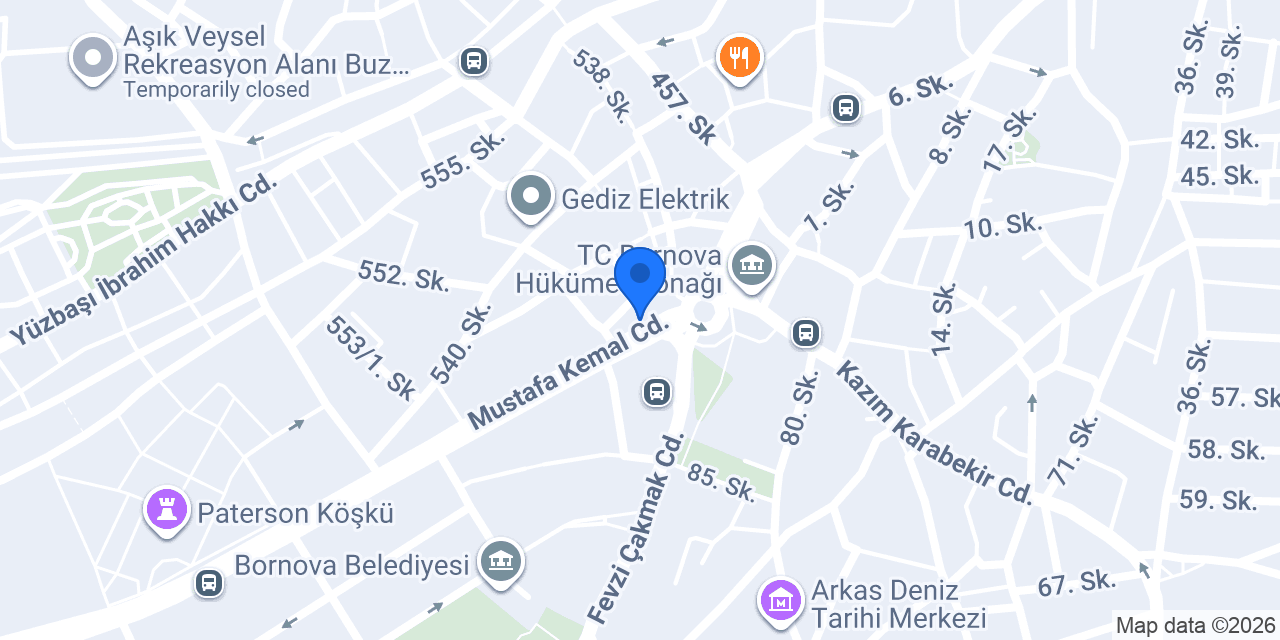 D Diamond Bornova konumu