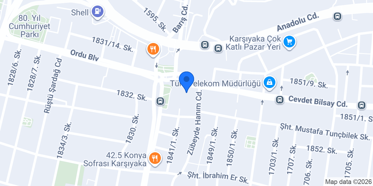 Fevzipaşa Ortaokulu konumu