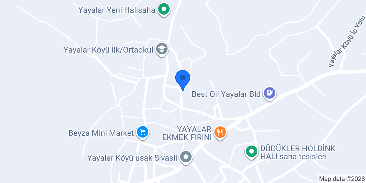 Yayalar İlköğretim Okulu konumu