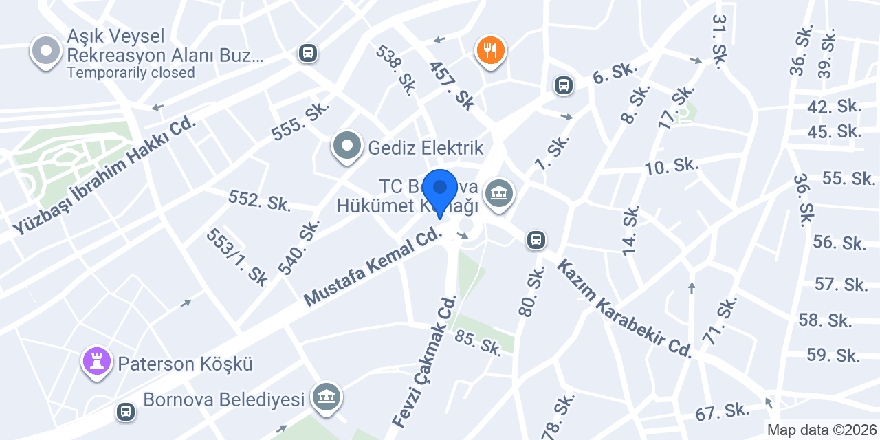 Halkbank Bornova Şubesi konumu