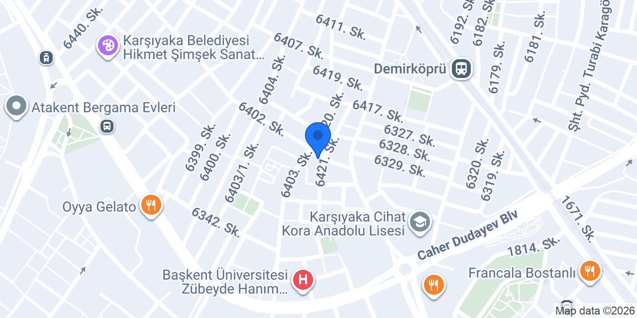 Yaprak Nail Studio konumu