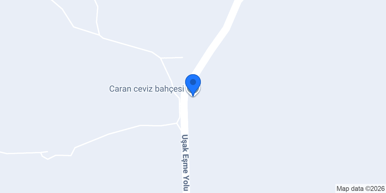 Caran ceviz bahçesi konumu