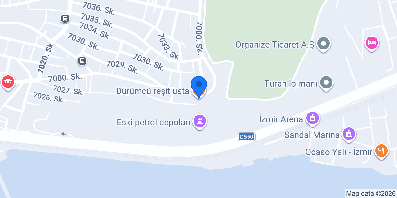 Dürümcü reşit usta konumu