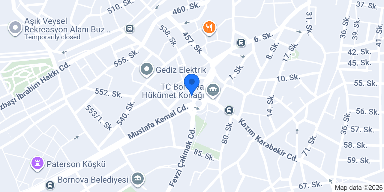 Diş Hekimi Taşkın ÖGEL (Bornova İmplant) konumu