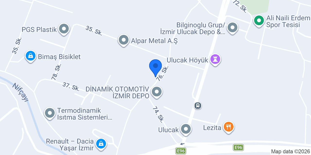 Batı Yay Fabrika konumu