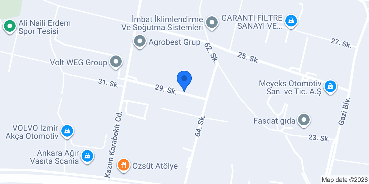 Ayes Çelik Hasır ve Çit San. A.Ş. konumu