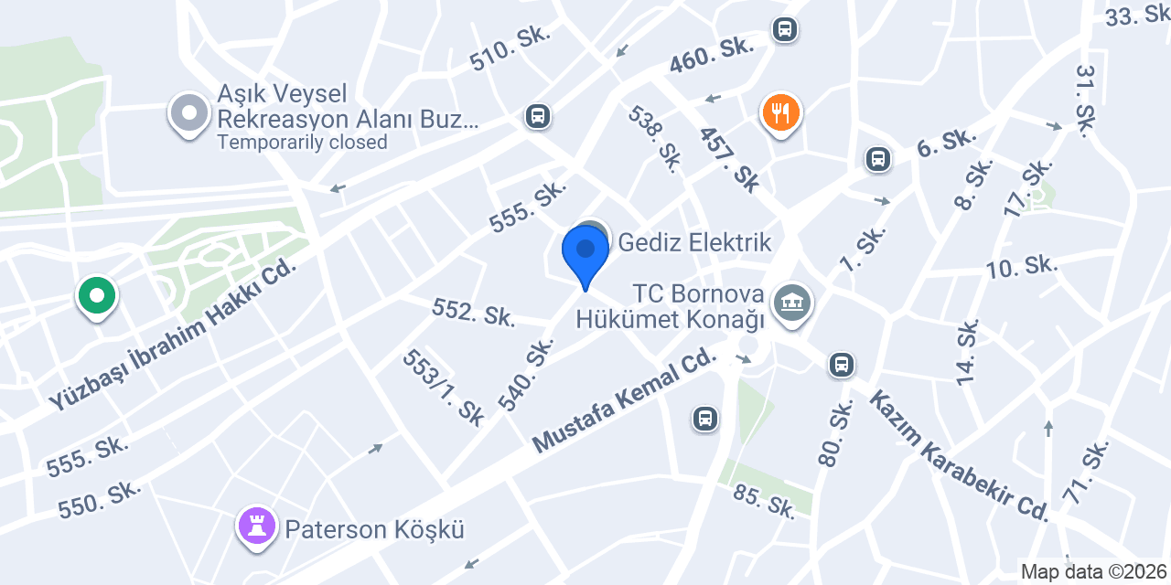 BORNOVA MOTOR konumu