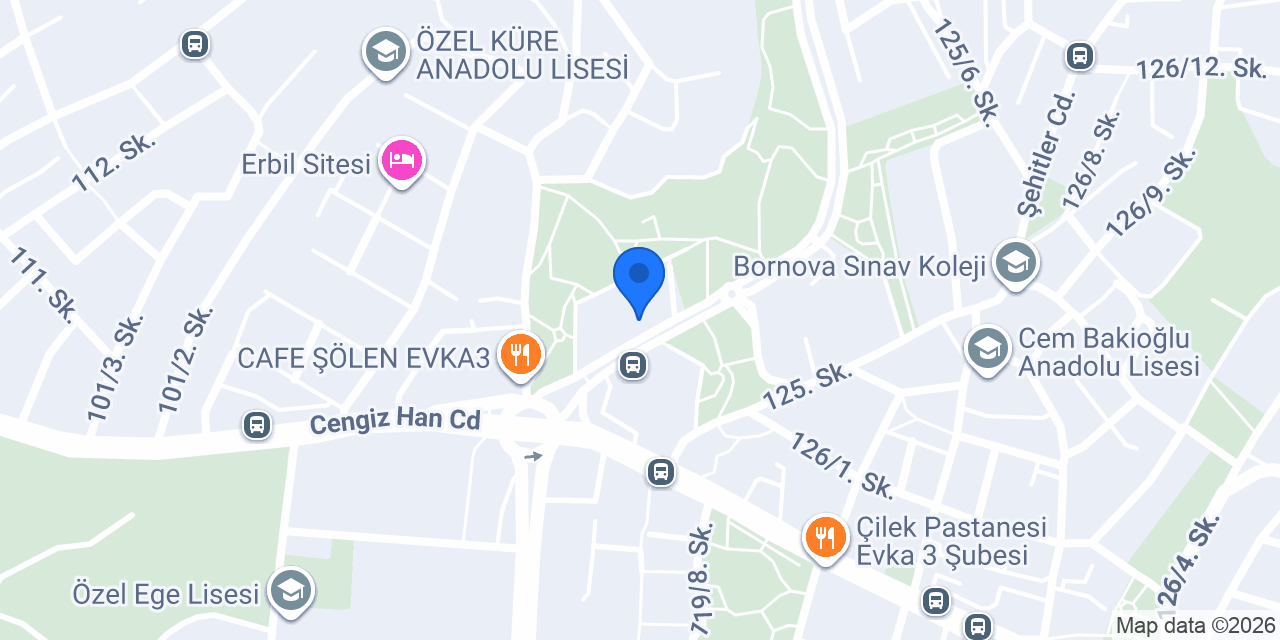 Tüzün Veteriner Kliniği konumu