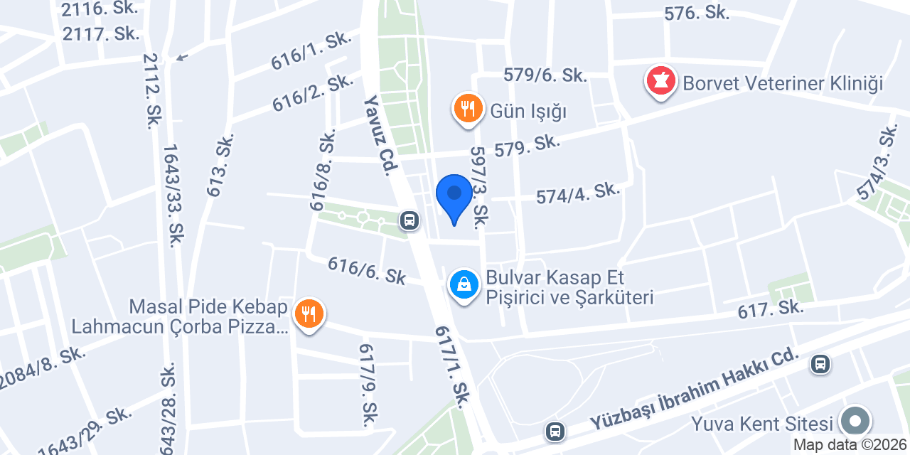 Evrensel Eğitim Kurumları konumu
