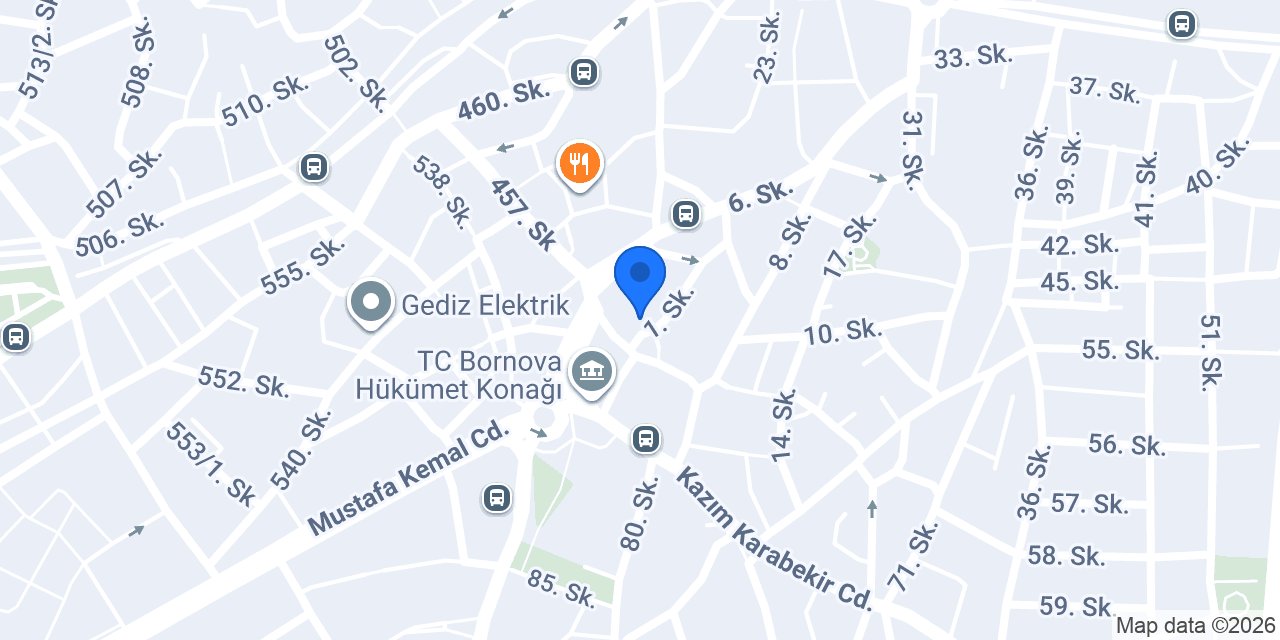 Gürmar Bornova Mağazası konumu