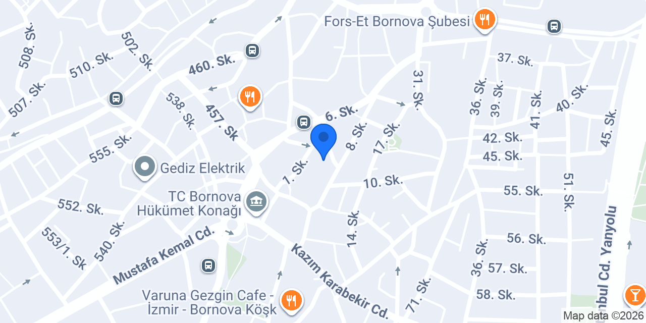 Egem Veteriner Kliniği konumu