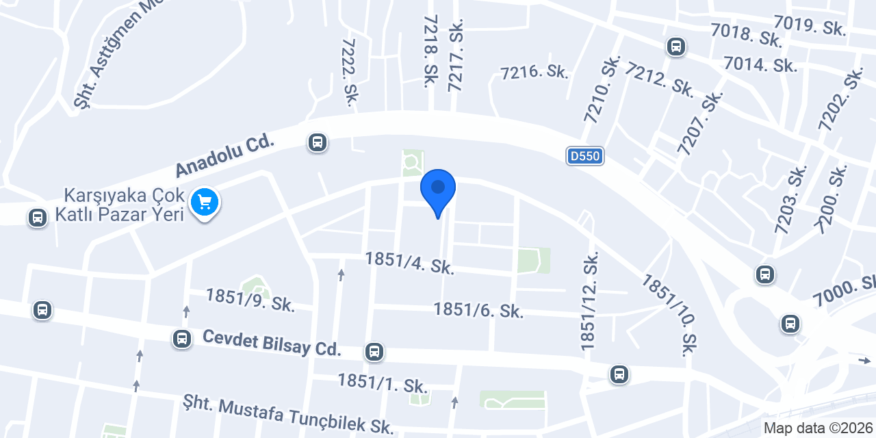 Atölye Mavi Mimarlık konumu