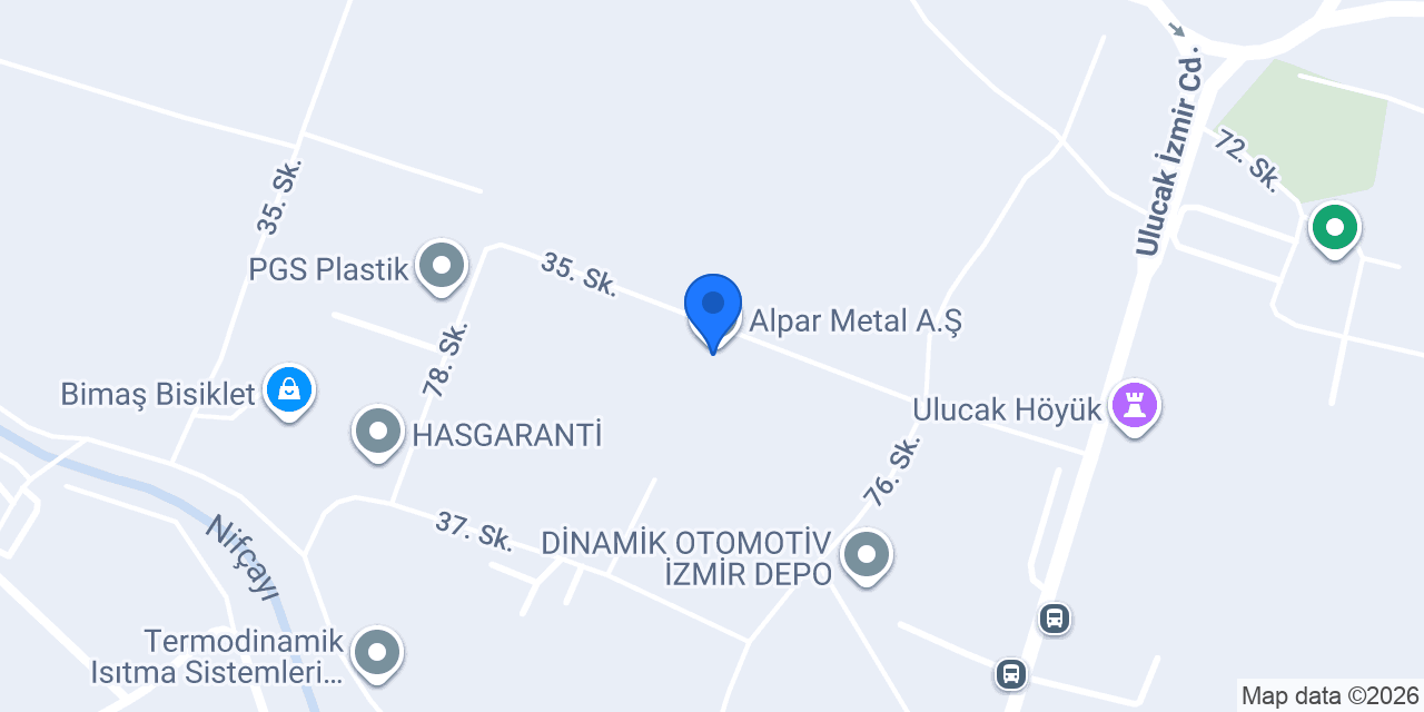 Alpar Metal A.Ş. konumu