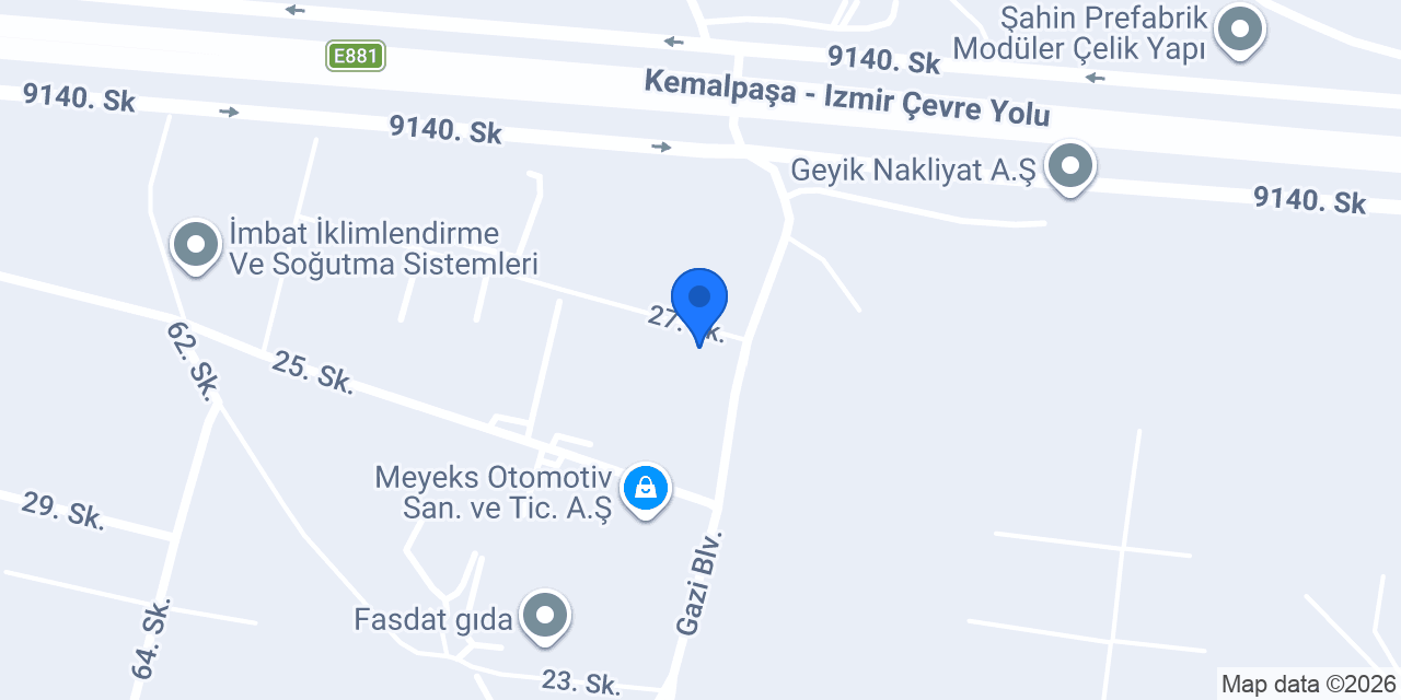 Kaf-San Kafes Sistemleri konumu
