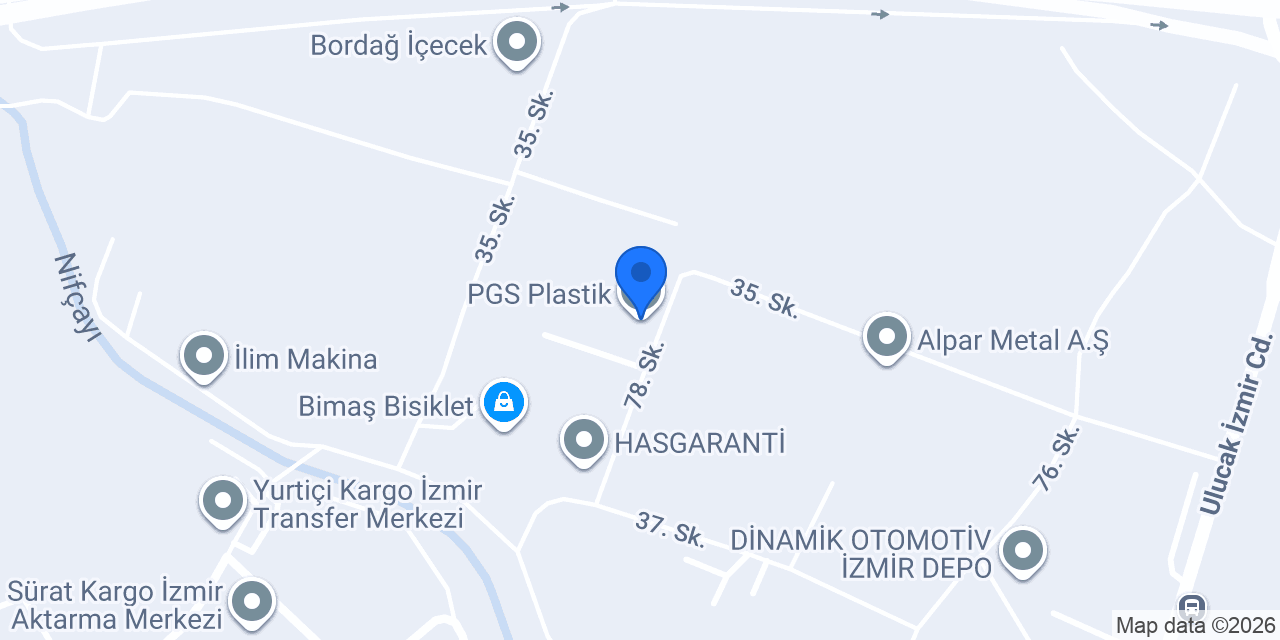 PGS Plastik konumu