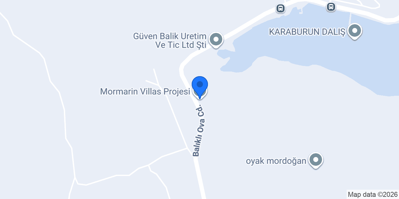 Mormarin Villas Projesi konumu