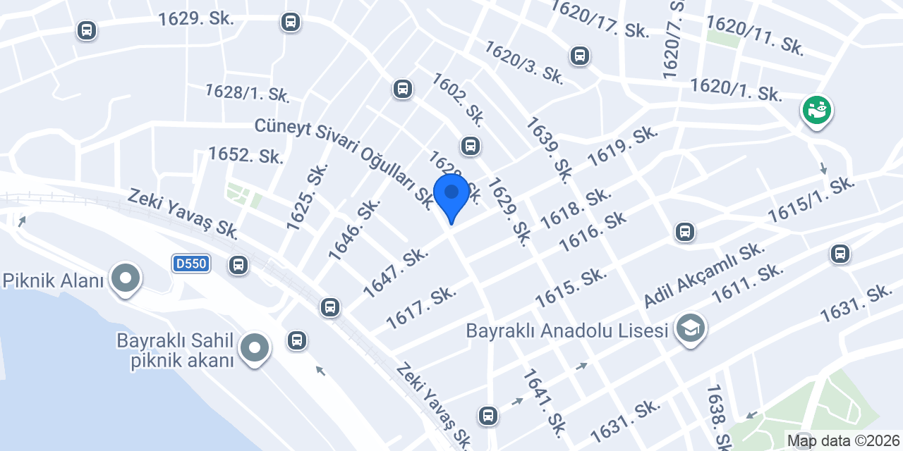 Bayraklı Yufkacısı konumu