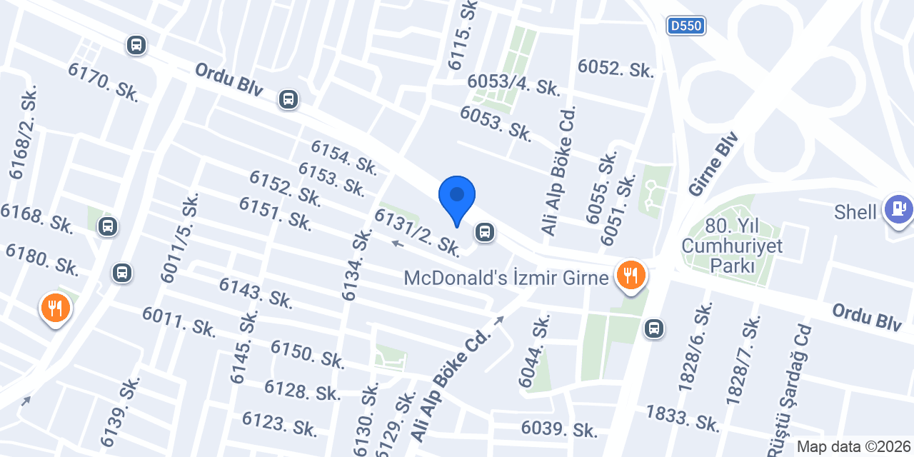 Karşıyaka İlçe Emniyet Müdürlüğü konumu