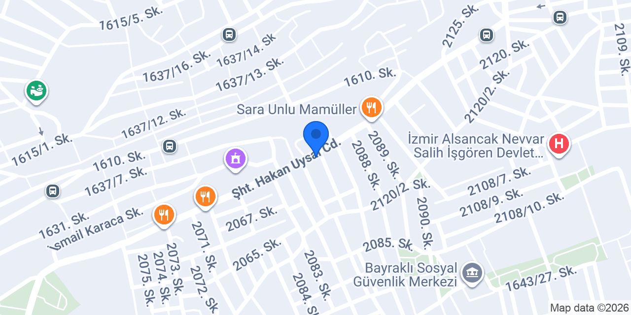 Özgür Akın Sürücü Kursu konumu