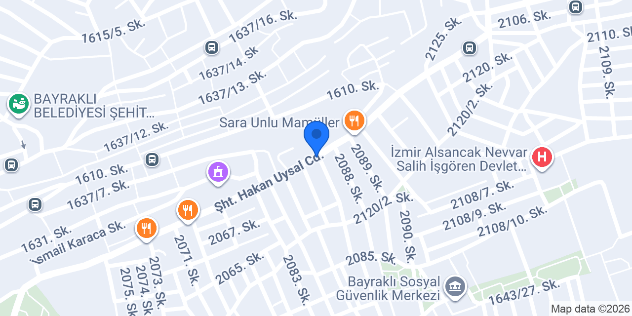Domino's Pizza Bayraklı konumu