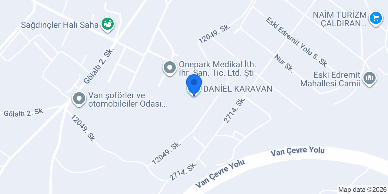 DANİEL KARAVAN konumu