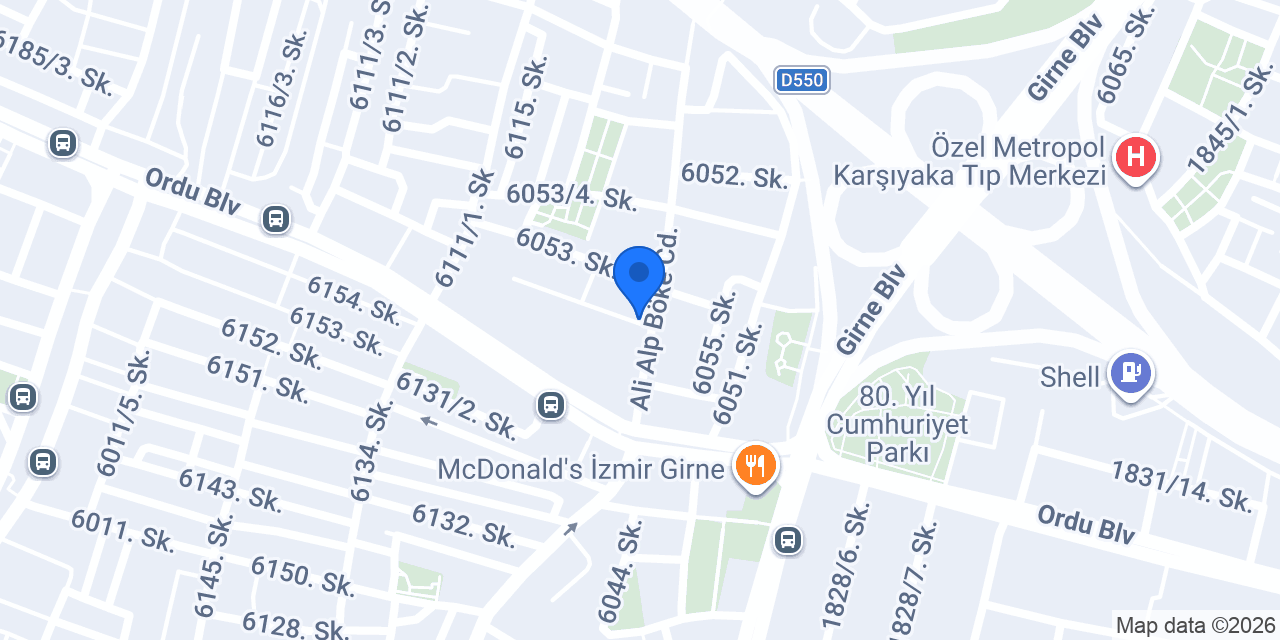 Duru Banyo Karşıyaka konumu