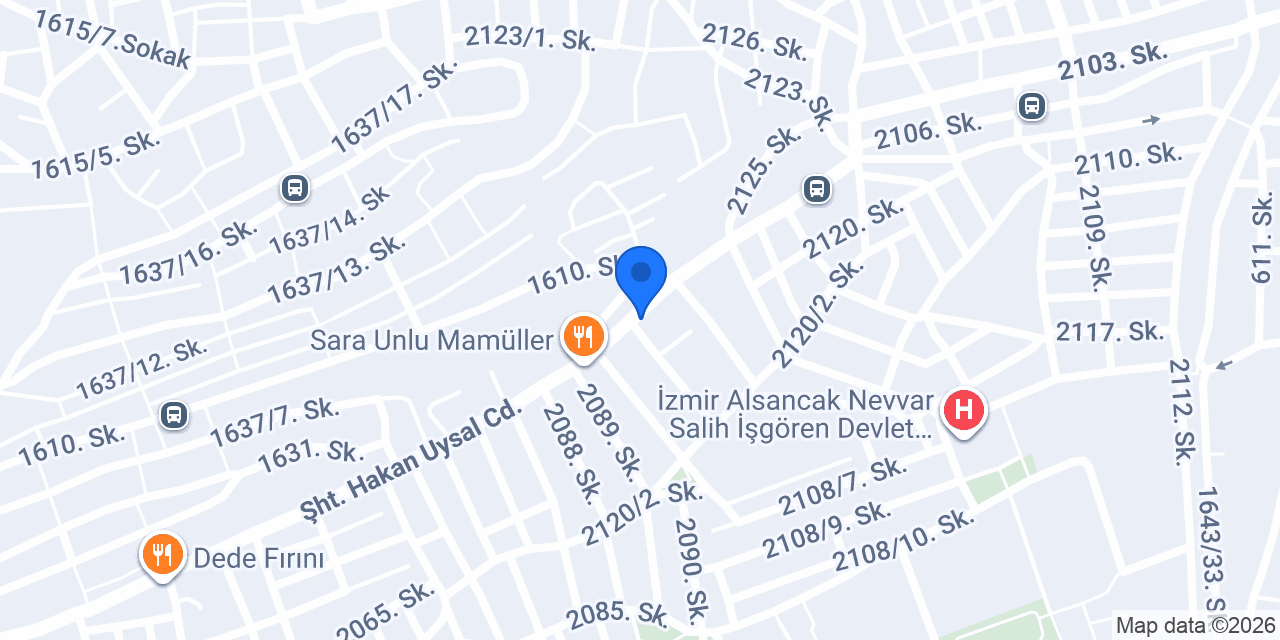 Yıldırımlar Tekel Market konumu