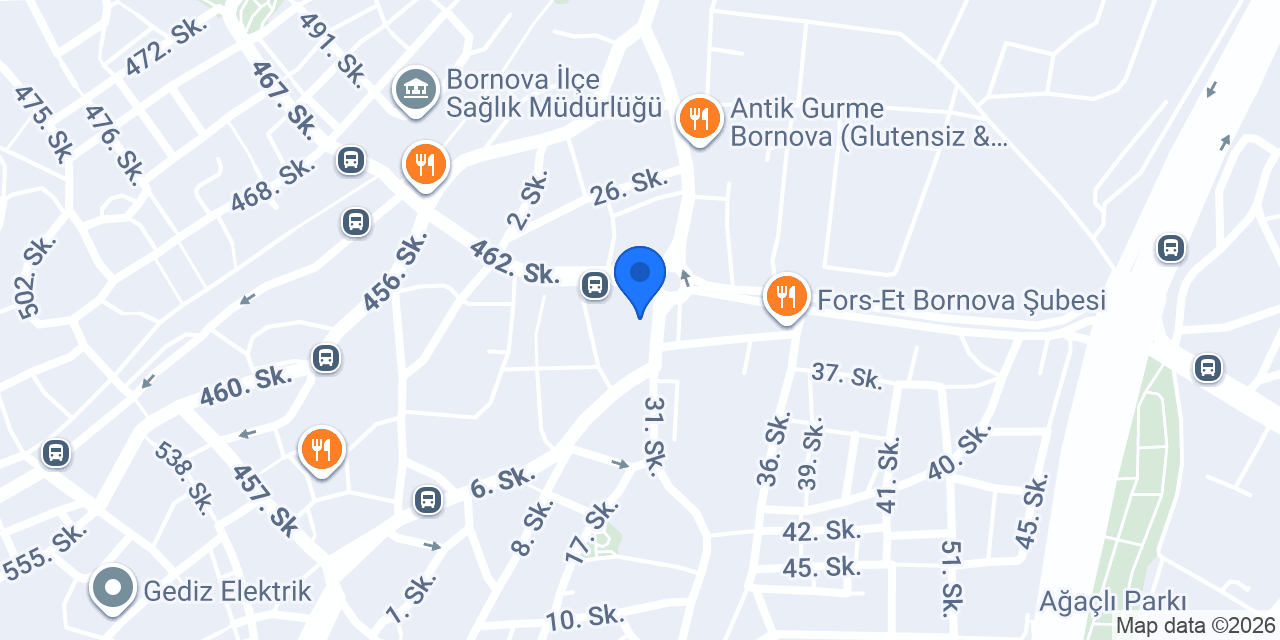Terra Pizza - Bornova Erzene konumu