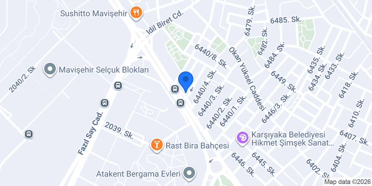 The Most İzmir Atakent konumu