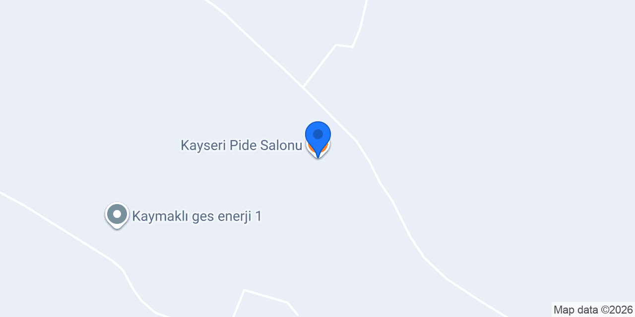 Kayseri Pide Salonu konumu